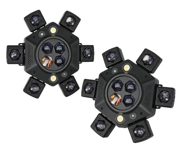 Scenlampa, DMX-kontroll, Robust konstruktion,2pcs