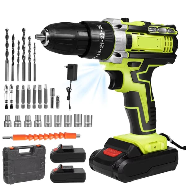Impact Driver, Brushless Motor, 25 Torque Settings, Style B - 2 Batteries
