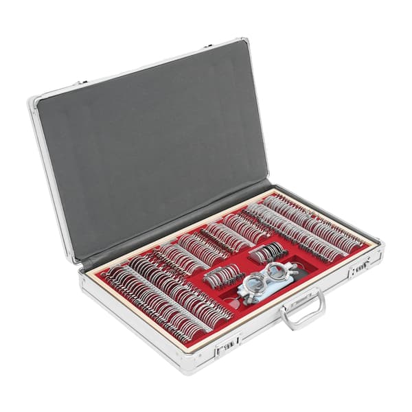 Optometri Provglas Set, 266-Dels Kit, Professionell Ögonundersöknings Tillbehör,MULTI