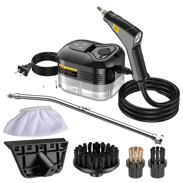 Ångkonditionering, 2500W Effekt, Högtryckstvätt,EU-b, Smart Svart