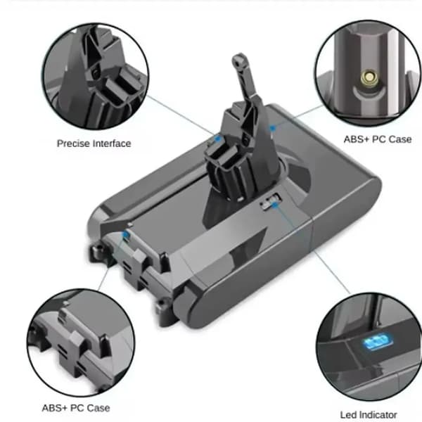 Batteri, 12800mAh kapacitet, snabbladdningssystem, 2 ST --12800mAh