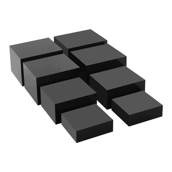 Display Stande, Akrylmateriale, Bordplade Montering, Dimensioner: Op til 21*14cm, 8 Samlede Genstande, Vægt: 2.95kg