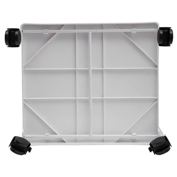 Fodspa Trolley, Sammenklappeligt Design, Holdbart Materiale,HVID