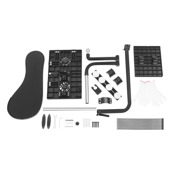 Tastaturstativ, Justerbar Højde, Køleventilationsfunktion,sort