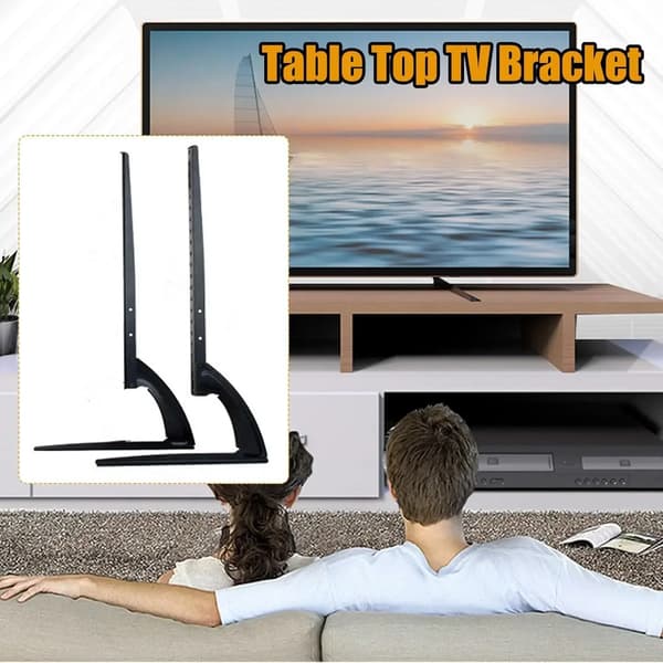 TV-ställ, Höjdjusterbart, Hållbar Design,svart