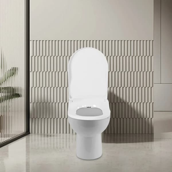Bidettoalettstol, Dubbeldysystem, Ergonomisk Design,VIT