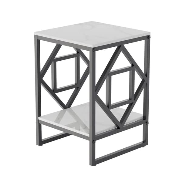 2-Lags Sidebord, Moderne Design, Holdbar Konstruktion,HVID