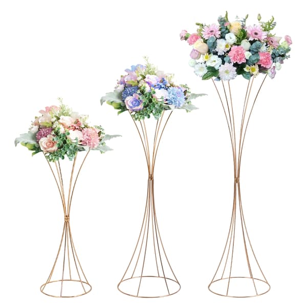 Blomsterstand, Elegant Design, Holdbar Konstruktion,Guld