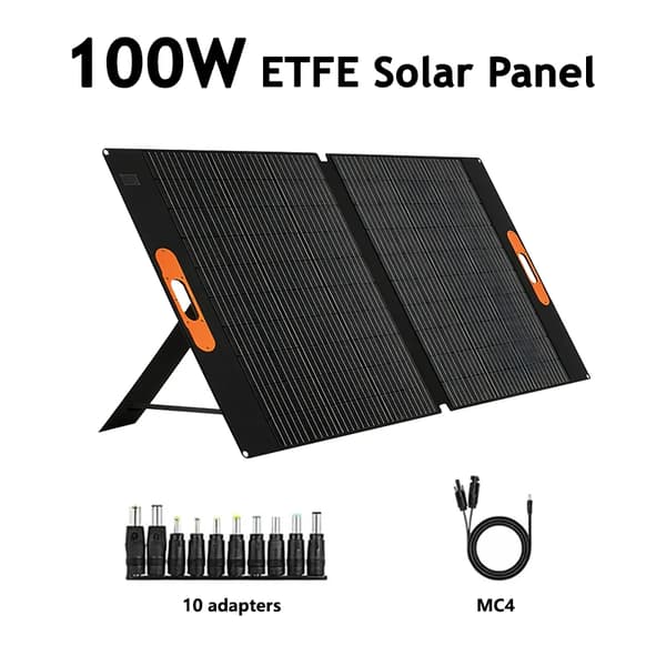 Solpanel, Bærbar, Holdbar Konstruktion,MC4-SP100W