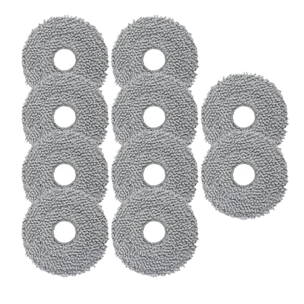 Moppdukar, Mikrofiber Material, Kompatibilitet med Våtservetter,10PCS