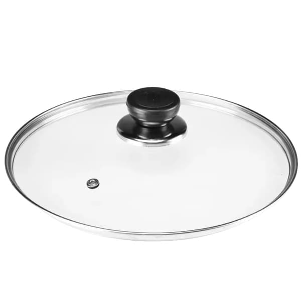 Grydelåg, Tempereret Glas, Universel Pasform,Diameter 26cm