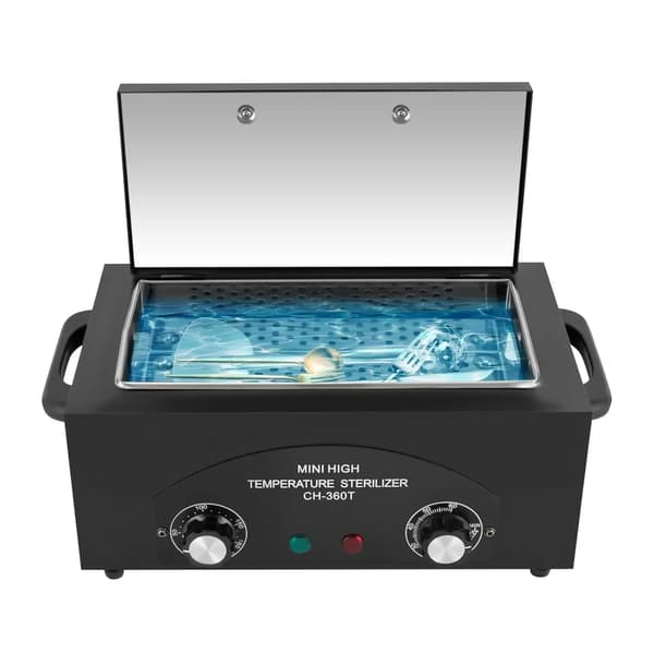 Sterilisator, Høj Temperatur, Justerbar Timer,sort