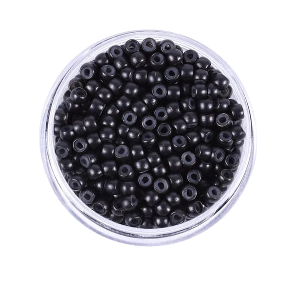 Mikro Ring Perler, Nem Anvendelse, Skader Ikke,500Pcs Sort
