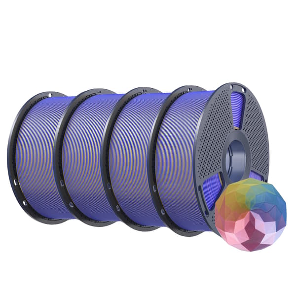 3D-printer filament, silkemateriale, lav krympning,BL PP RD GD