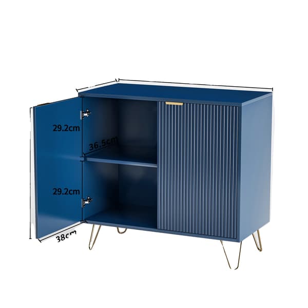 Kommode, Minimalistisk Design, Funktionel Opbevaring,To-Døre