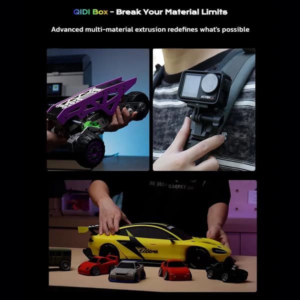 3D-printer filamentboks, multi-material understøttelse, intelligent overvågning,QIDI Q2 BOKS