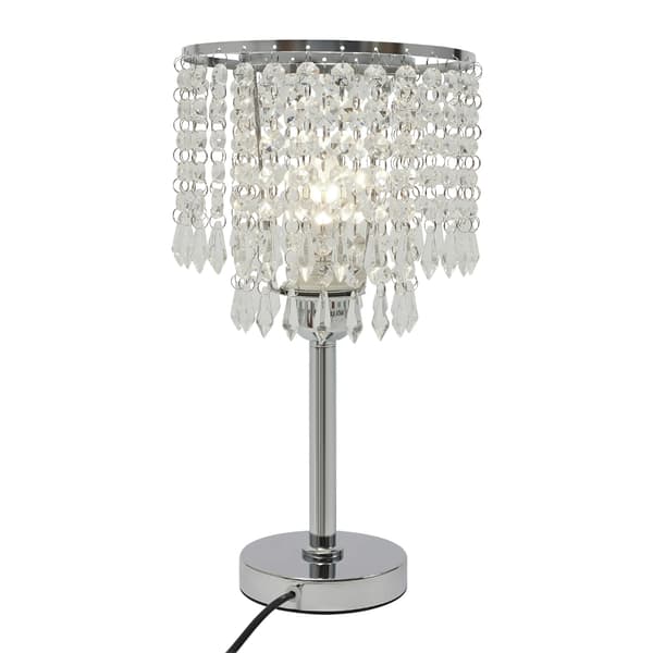 Bordslampa, Elegant Design, Mångsidig Kompatibilitet,Silver