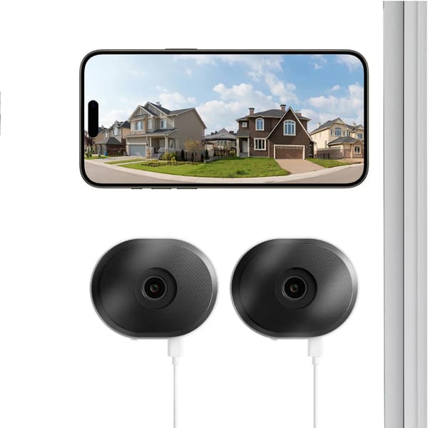 Säkerhetskamera, Fullfärgsnattseende, Smart Detektion,C680-2PACK