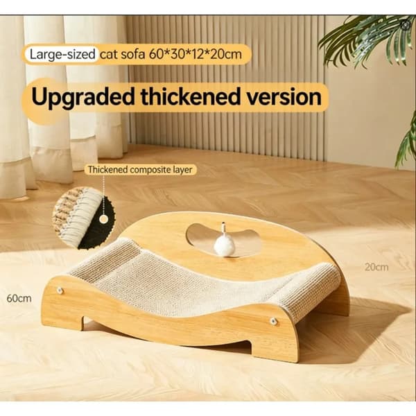 Sisal Kat Kradseplade, Holdbart Design, Nem Vedligeholdelse,B-1stk