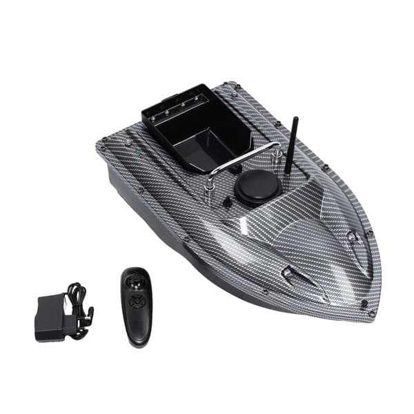 Bait Boat, 500m Rækkevidde, LED Nattelys,sort