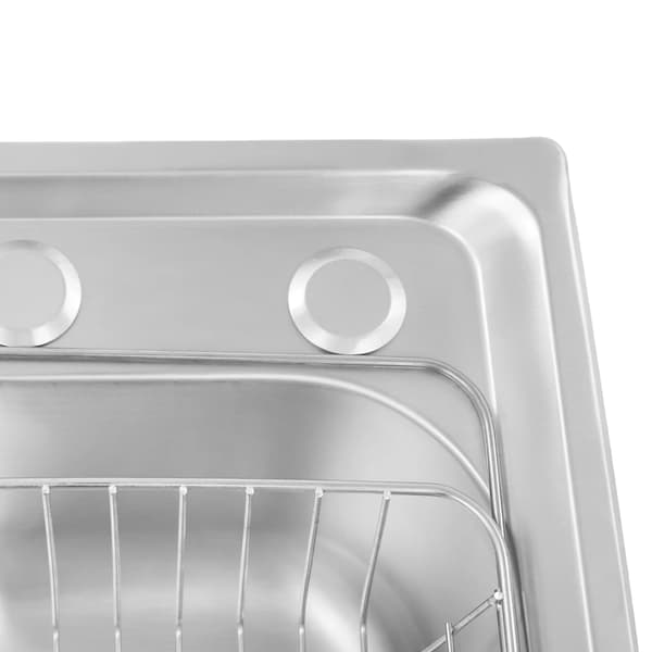 Köksvaskset, Rostfritt Stål, Multifunktionella Tillbehör,Silver