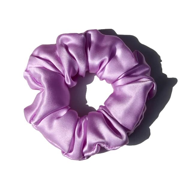 Hårbånd, 100% Mulberry Silke, Holdbare og Bløde,3.5cm Violet