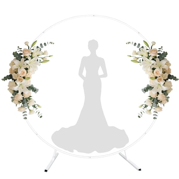 Bröllopsbåge, Robust Metallkonstruktion, Mångsidig för Evenemang,Guld, M-a