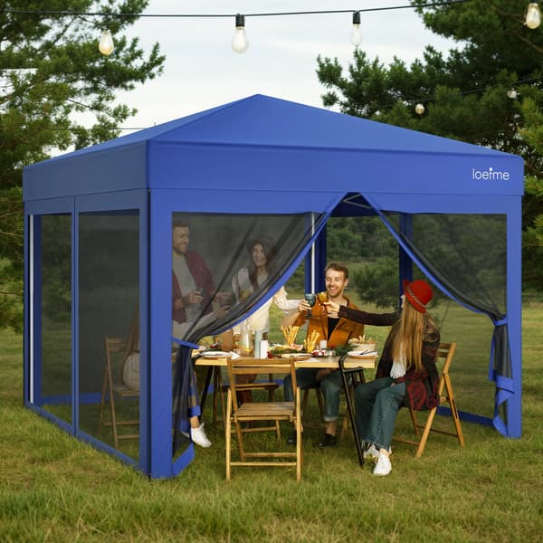 Pop Up Pavillon, Vandtæt, Netvægge,3x3m
