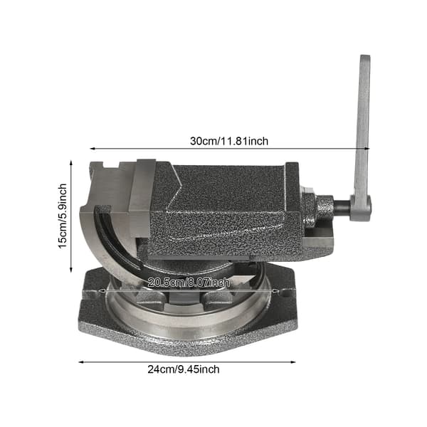 Bänkpress, 360° rotation, flexibel vinkeljustering,Silver