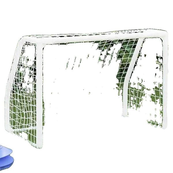 Fodboldmål, Metal Konstruktion, Bærbart Design,Hvid