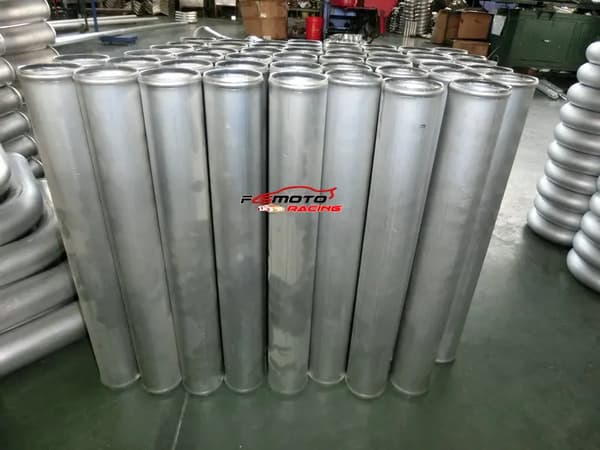 Turbo Intercooler Rør, Aluminium Konstruktion, Lige Design,Sølv
