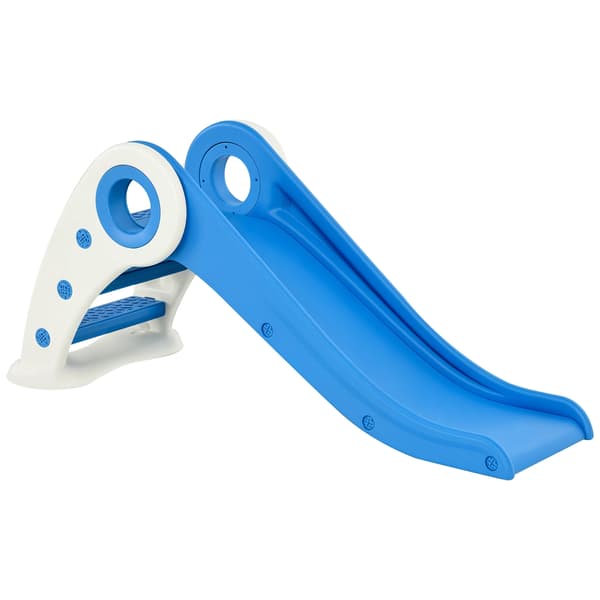Foldbar Rutschebane, Bærbar, Sikker Design,Blå