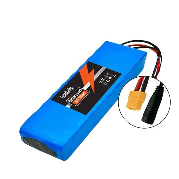 Litiumjonbatteri, 100000mAh kapacitet, 10S2P konfiguration, XT60-DC