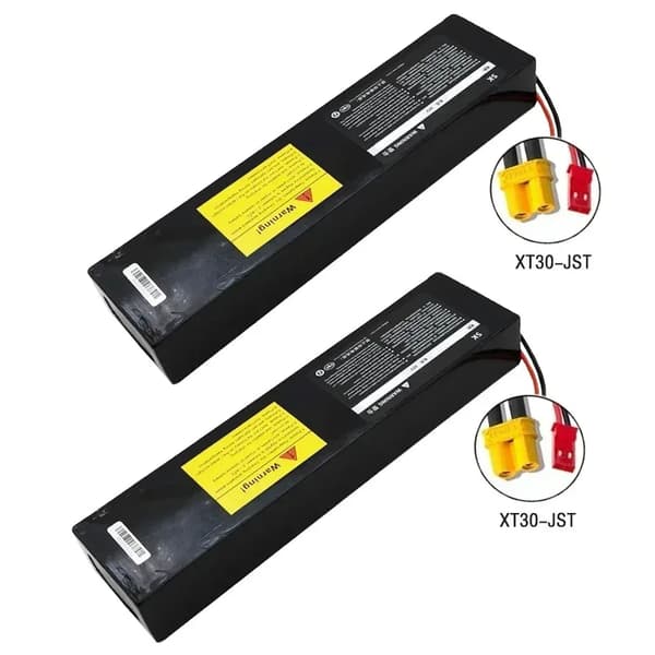 Lithiumbatteripakke, 10S3P-konfiguration, 100Ah kapacitet,XT30-JST-2pcs