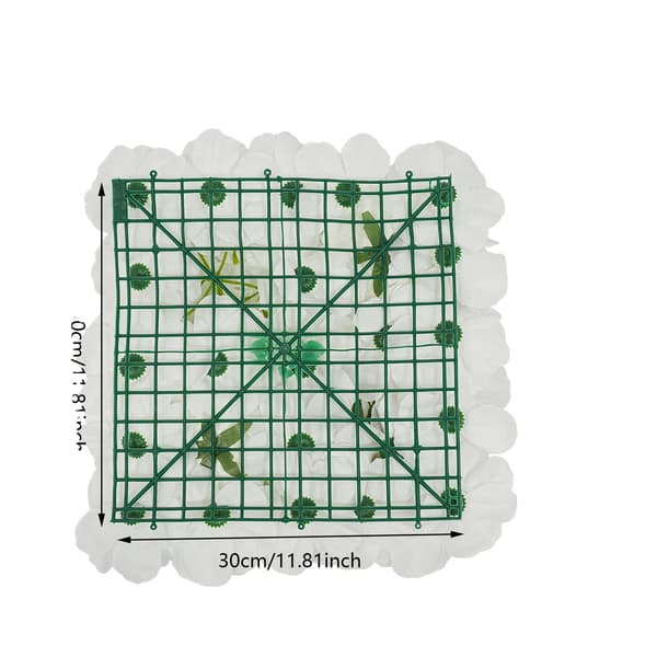 Blomster Vægpaneler, 3D Design, Egnet til Bryllupper og Fester,HVID