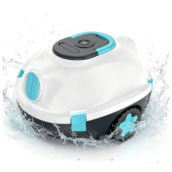 Robot Pool Cleaner, Automatisk Drift, Selvparkeringsfunktion,Hvid