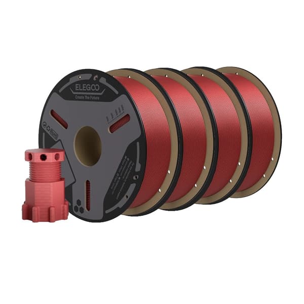 Kolfibertråd, 1,75 mm diameter, hög hållbarhet, 4KG Röd