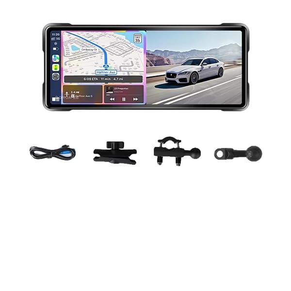 Dashboard Display, Trådløs Forbindelse, Vandtæt Design,6.86 tommer Carplay