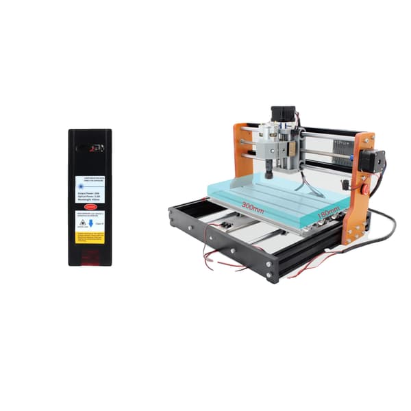 CNC Router, Offline Controller, 20W Laser Modul,TILFØJ 20w Laser
