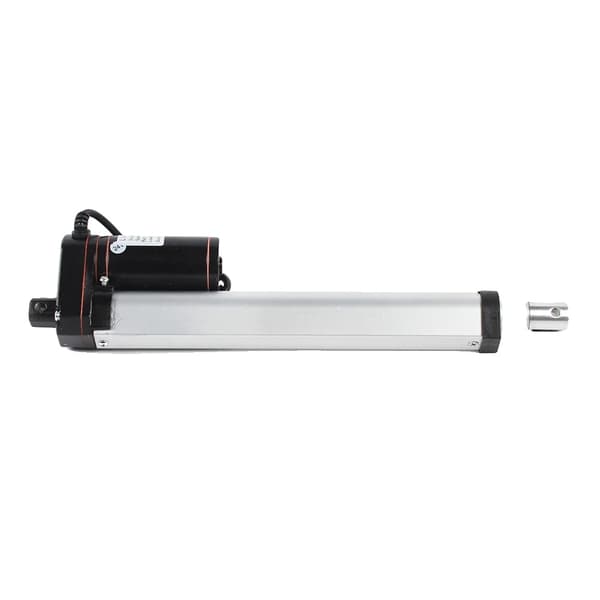 Elektrisk lineær aktuator, 200 mm slaglængde, 24V DC,Sølv, 200