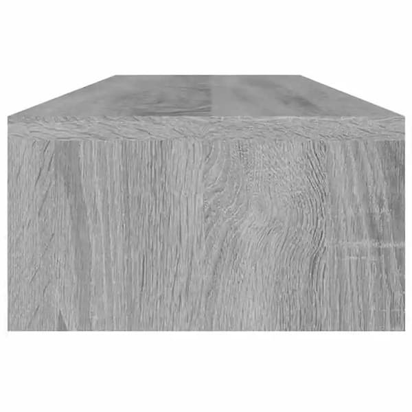 Bildskärmsstativ, konstruerat trä, ergonomisk design, Grå