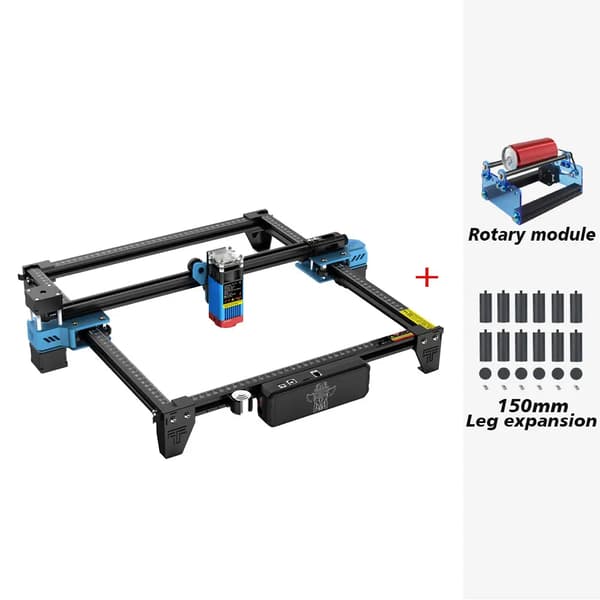 Lasergravyr, 5.5W Effekt, Wifi Offline Kontroll,TTS-Kit 3, TTS-55 Pro-e, EU Plug-e