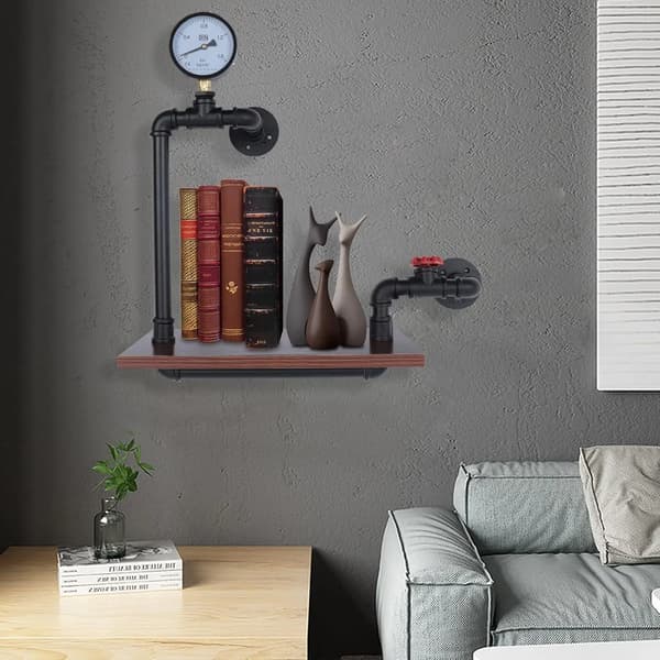 Rörställ, Retro Industriell Design, Robust Konstruktion,svart