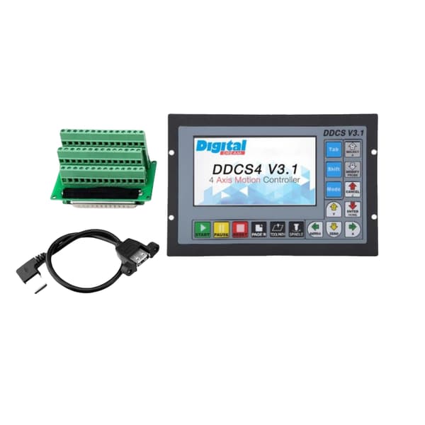 CNC Rörelsekontroller, 4 Axlar Kontroll, Hög Precision Prestanda,Bara DDCS V3.1