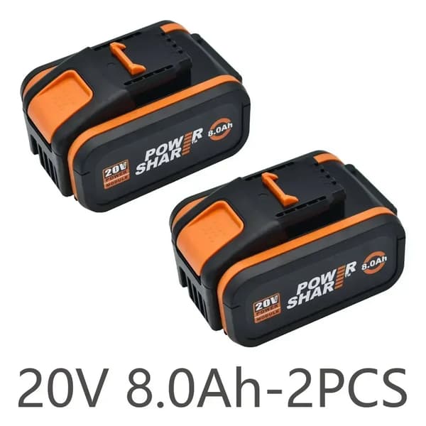 Batteri, 8000mAh, Återanvändbar Design,2ST, 18V-a