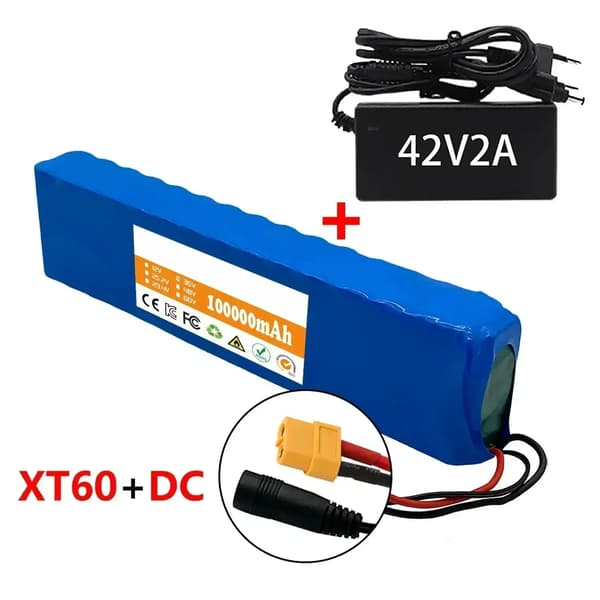 Litiumjonbatteripack, Lättviktsdesign, Förbättrade säkerhetsfunktioner,10s3p-XT60-DC