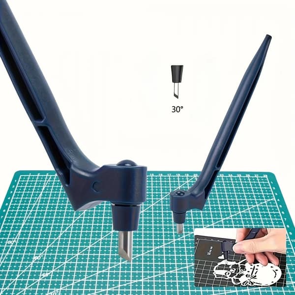 Skæreværktøj, Rustfrit Stål, Ergonomisk Design,1stk sort
