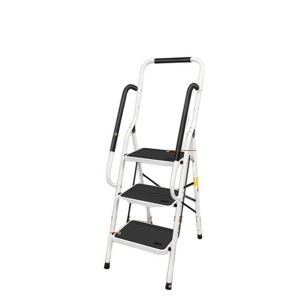 Fällbar Stege, Säkerhetsräcken, Halkfri Design,3