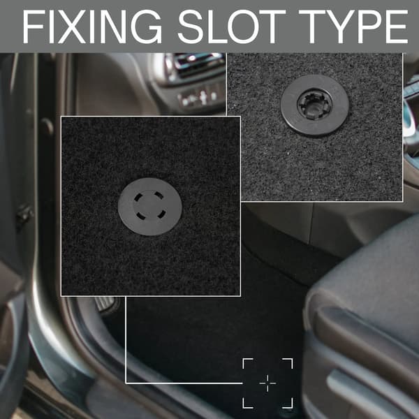 Gulvmåtter, Syntetisk Fiber Materiale, Nem Vedligeholdelse,sort