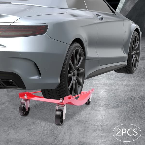 Bil Däck Trolley Dolly, Tungt, Lätt Rörlighet,Röd